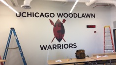 Woodlawn Charter School (University of Chicago); Vinyl Wall Graphic and Letters
