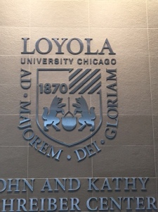 Schreiber Center (Loyola University); Dimensional Letters and Logo