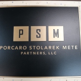 PSM (Chicago, IL); 22x18 Cast Bronze Plaque + Single Line Border